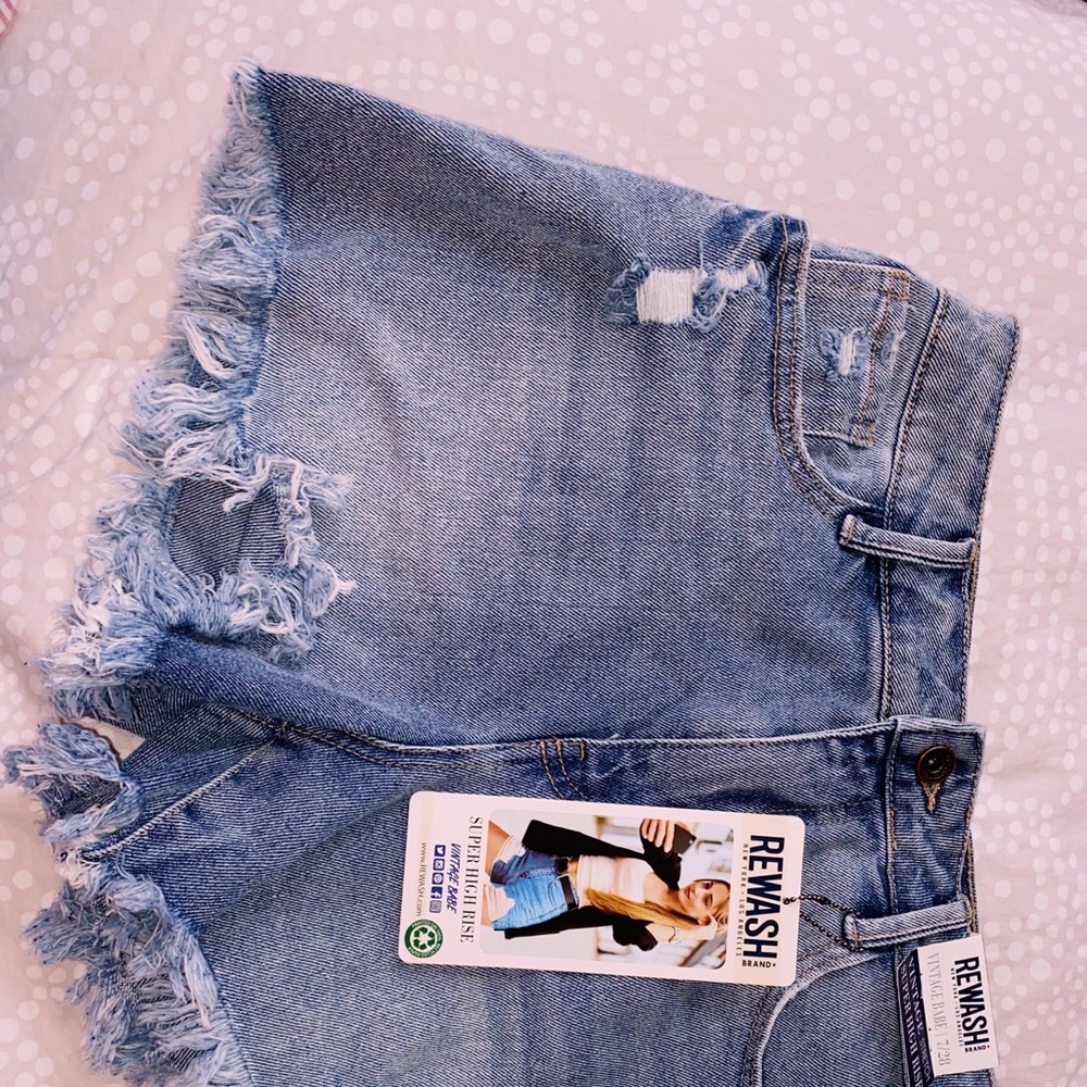 REWASH Jean Shorts